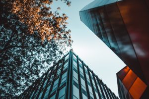 low-angle-photo-of-building-near-tree-1200457